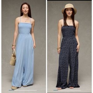 NWT American Eagle Blue Jumpsuit / Romper Bundle / Lot Medium